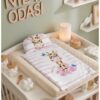 Kız Bebek Yastıklı Pratik Alt Değiştirme Matı Minderi Alt Değiştirme Pedi Bakım Örtüsü