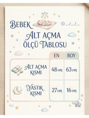 Alternative view of Kız Bebek Yastıklı Pratik Alt Değiştirme Matı Minderi Alt Değiştirme Pedi Bakım Örtüsü