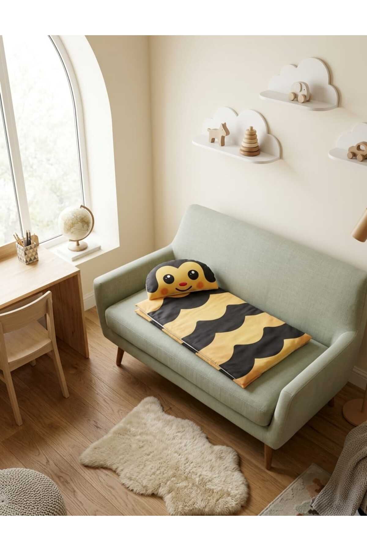 Erkek Bebek Yastıklı Pratik Alt Değiştirme Matı Minderi Alt Değiştirme Pedi Bakım Örtüsü - Görsel 2